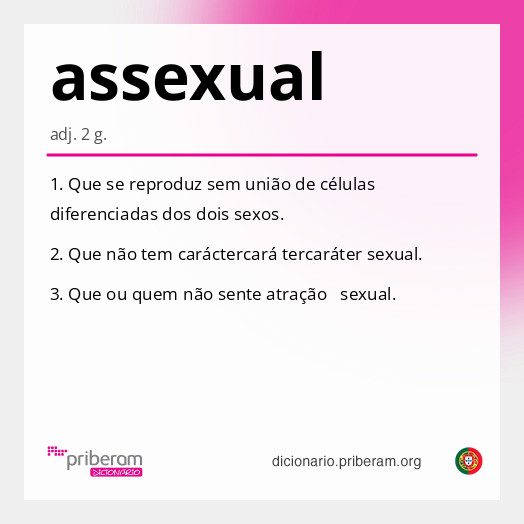 Significado de assexual