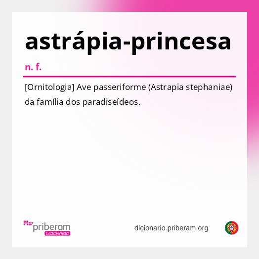 Significado de astrápia-princesa