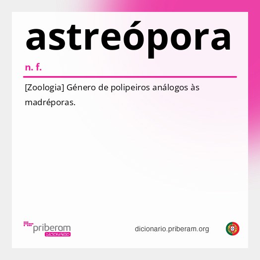 Significado de astreópora