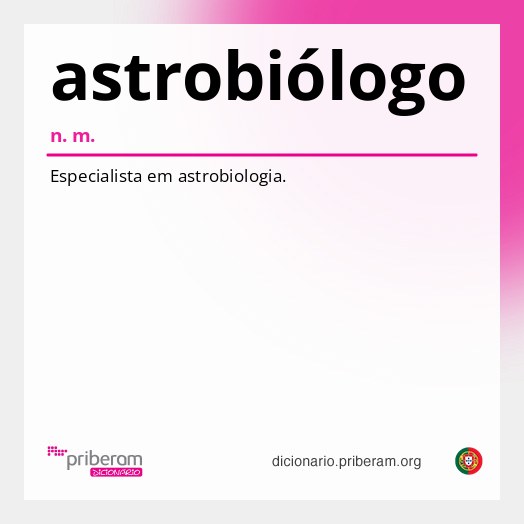 Significado de astrobiólogo