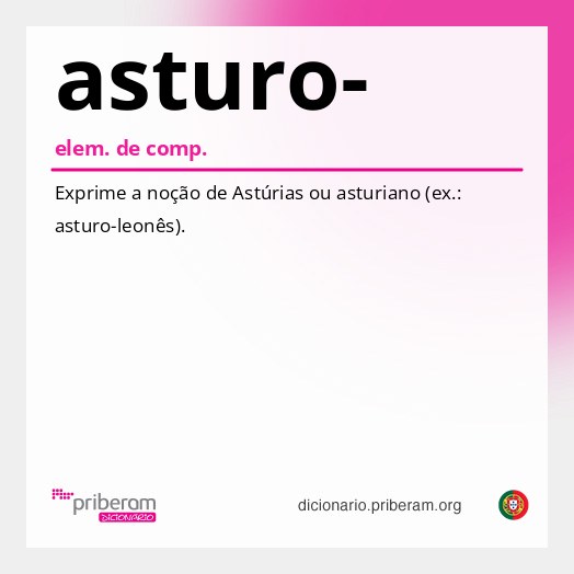 Significado de asturo-