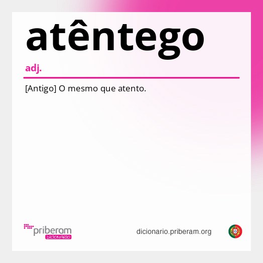 Significado de atêntego