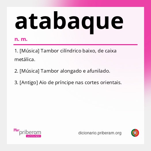 Significado de atabaque