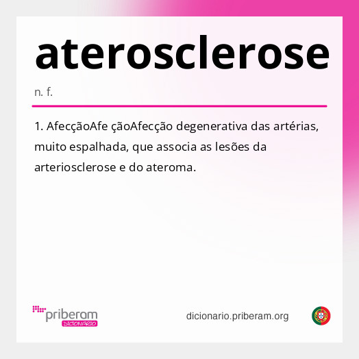 Significado de aterosclerose