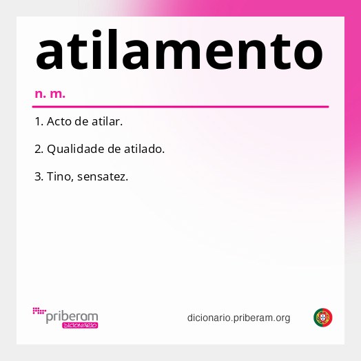 Significado de atilamento