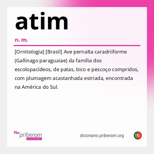 Significado de atim