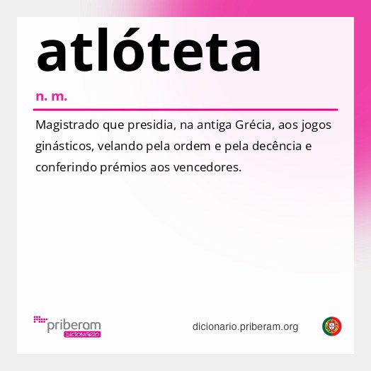 Significado de atlóteta