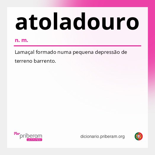 Significado de atoladouro