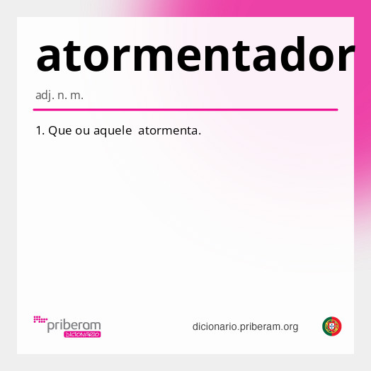 Significado de atormentador