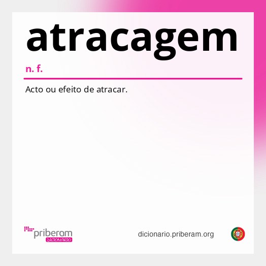 Significado de atracagem