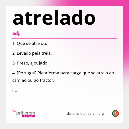 Significado de atrelado