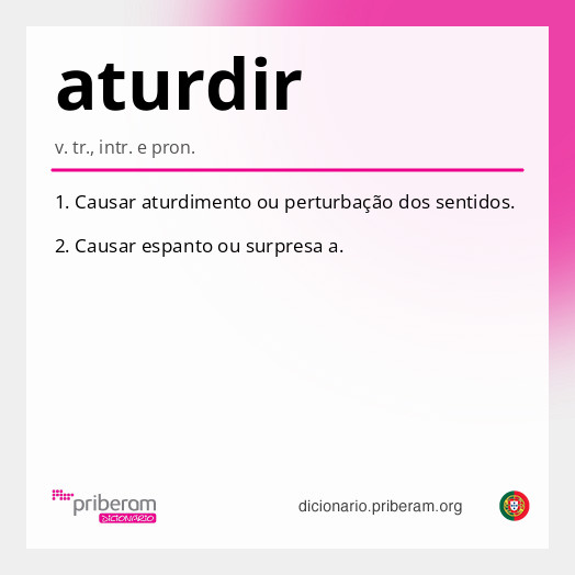 Significado de aturdir