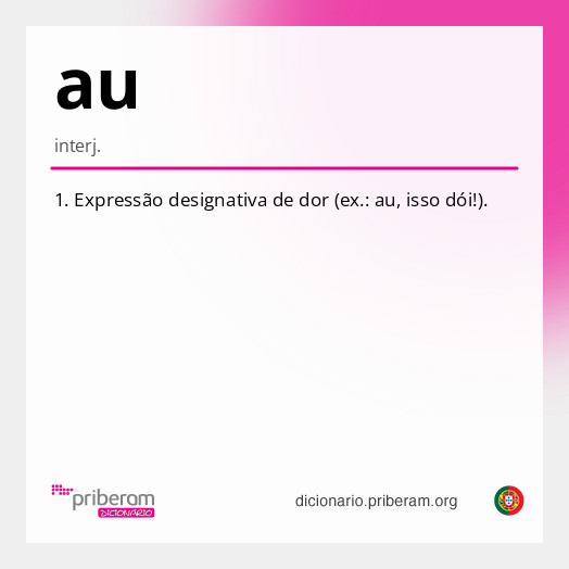 Significado de au