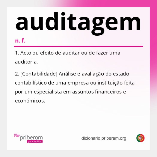 Significado de auditagem