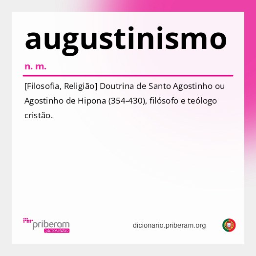 Significado de augustinismo