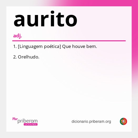 Significado de aurito