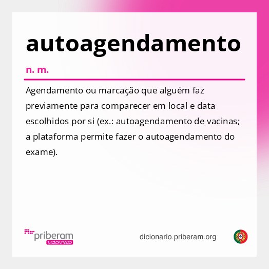 Significado de autoagendamento