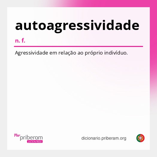 Significado de autoagressividade