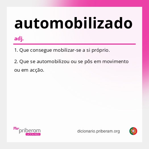 Significado de automobilizado