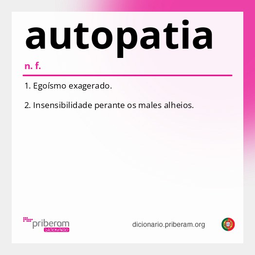 Significado de autopatia