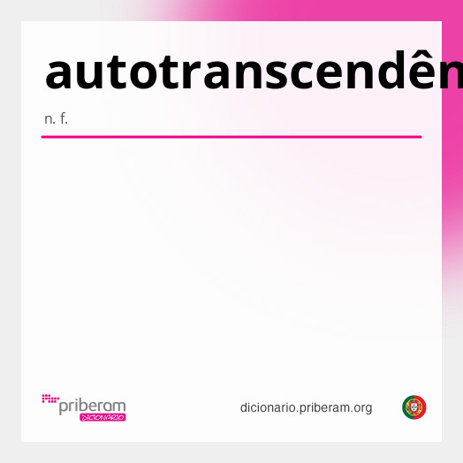 Significado de autotranscendência