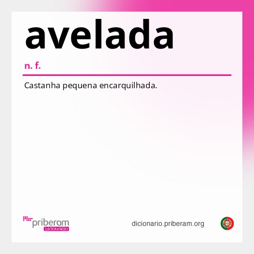 Significado de avelada