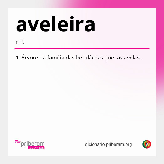 Significado de aveleira