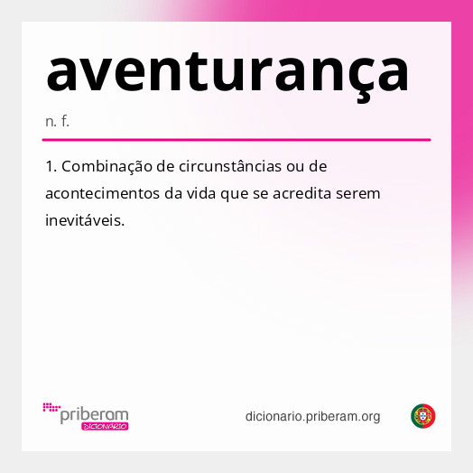 Significado de aventurança