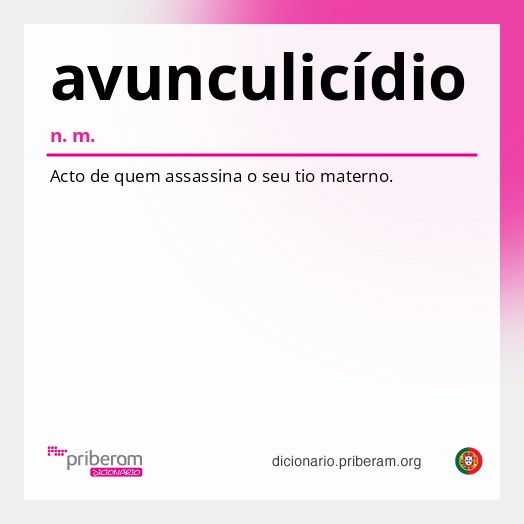 Significado de avunculicídio