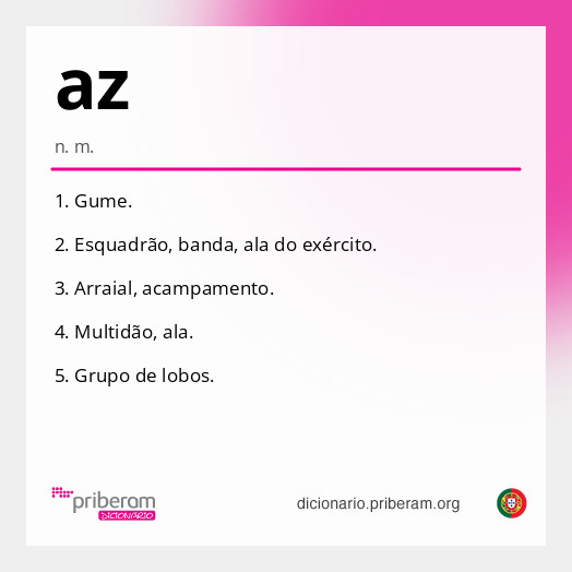 Significado de az