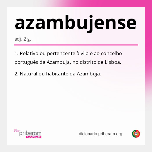 Significado de azambujense