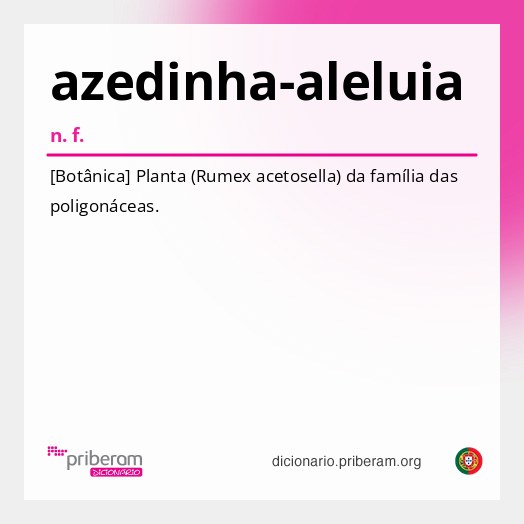 Significado de azedinha-aleluia