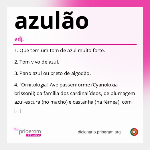 Significado de azulão
