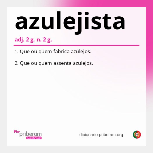 Significado de azulejista