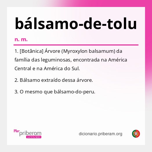 Significado de bálsamo-de-tolu