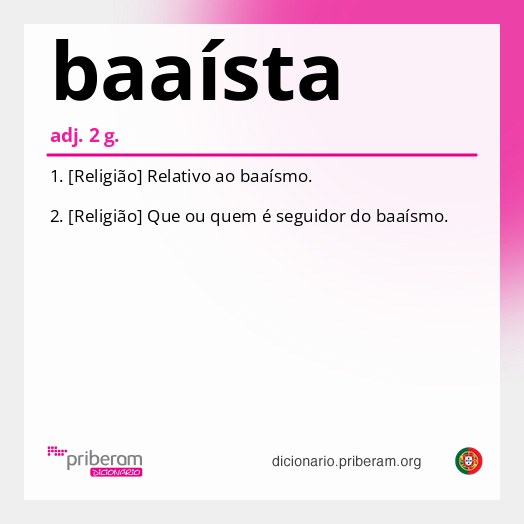Significado de baaísta