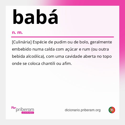 Significado de babá