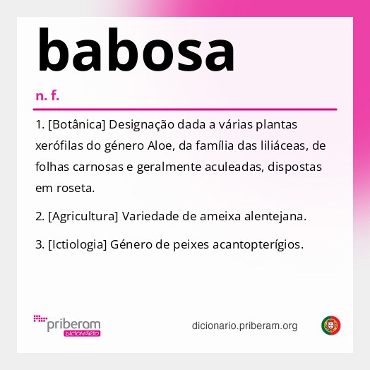 Significado de babosa