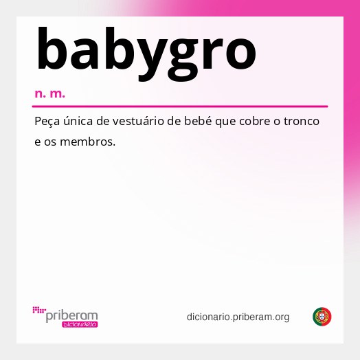 Significado de babygro