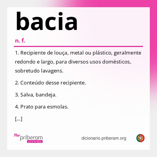 Significado de bacia