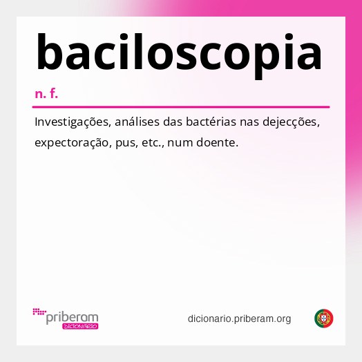 Significado de baciloscopia