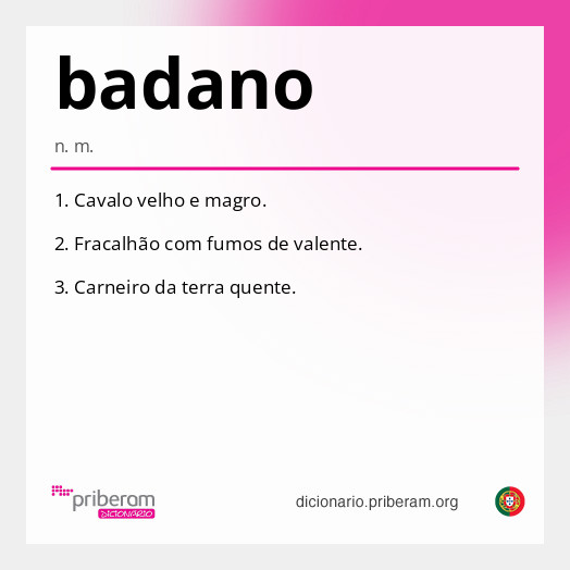 Significado de badano