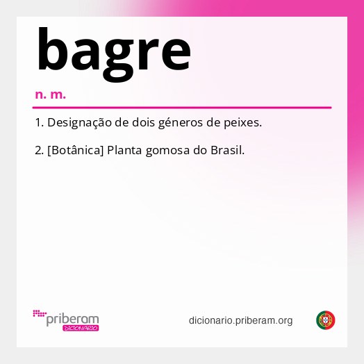 Significado de bagre