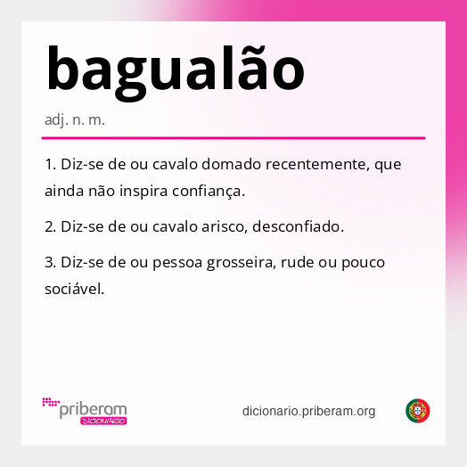 Significado de bagualão