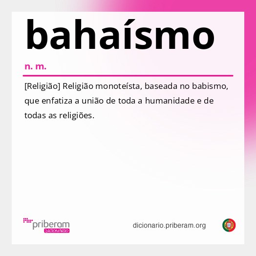 Significado de bahaísmo