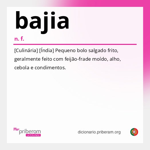 Significado de bajia