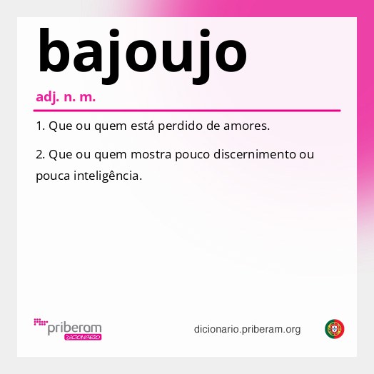 Significado de bajoujo