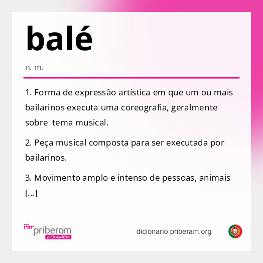 Significado de balé