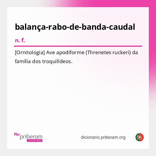 Significado de balança-rabo-de-banda-caudal