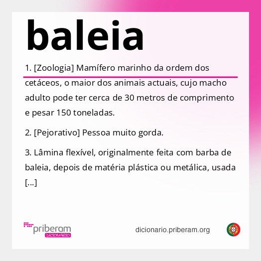 Significado de baleia